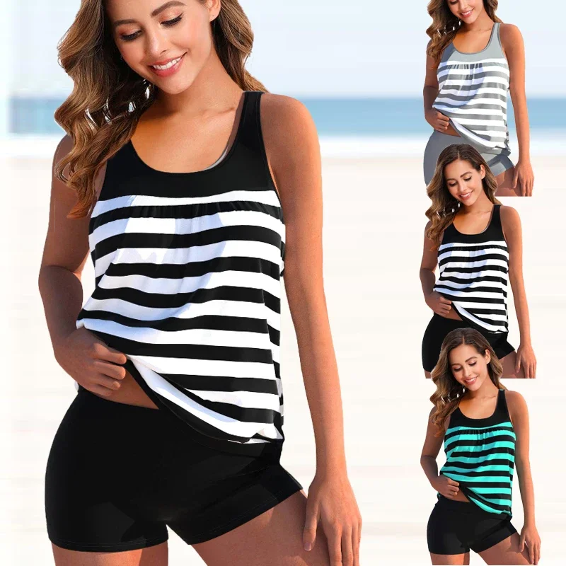 

New Tankini Swimsuit Women Bikini Sets Swimsuit Belly Bikini Sets Swimsuit Summer Beachwear S-6XL