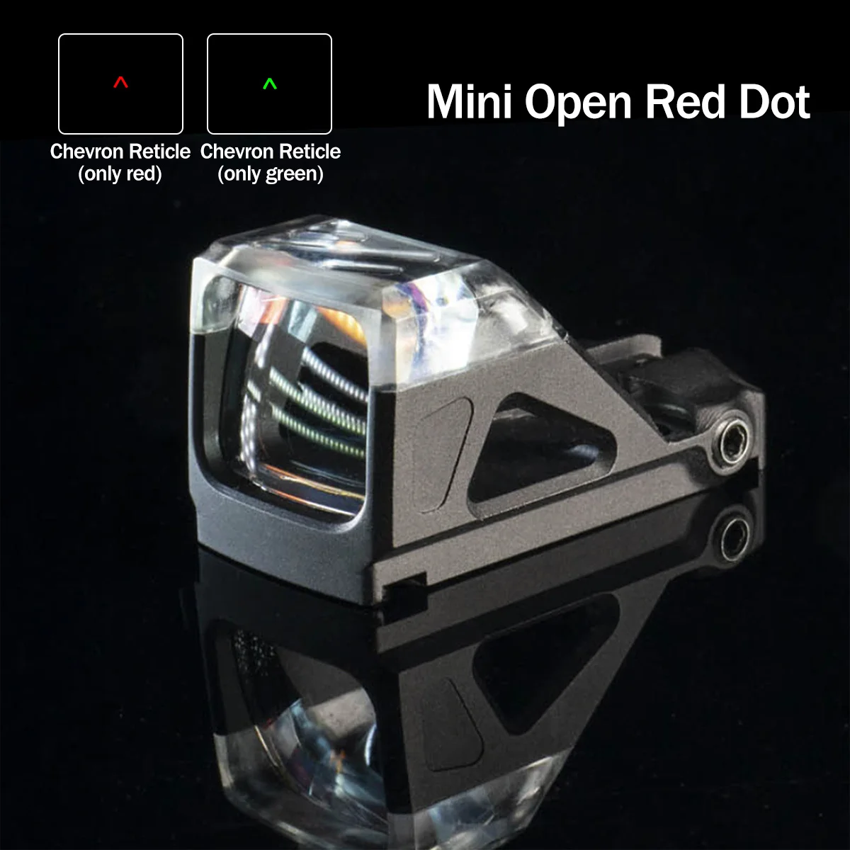 

Mini Red Dot Sight Transparent Top W/Automatic Photosensitive Reflex Collimator Sight Optics Scopes Compact Hunting Riflescope