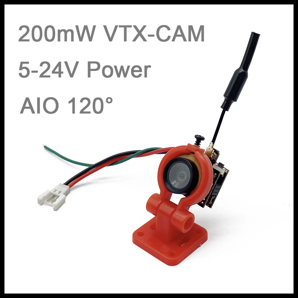 Spotter Micro FPV AIO Camera 5.8G FOV120° 1200TVL Video Transmitter 48CH 25MW-100mW-200MW Adjustable VTX support OSD for RC part
