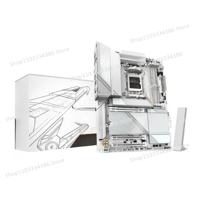 

X870E AORUS PRO Ice Motherboard Supports 9000 CPUs, 16+2+2 Phase Digital VRM, Up To 8000MHz DDR5 (OC)