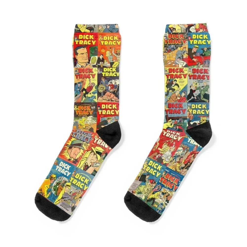 

Dick Tracy Socks funny gifts new in's moving stockings Woman Socks Men's