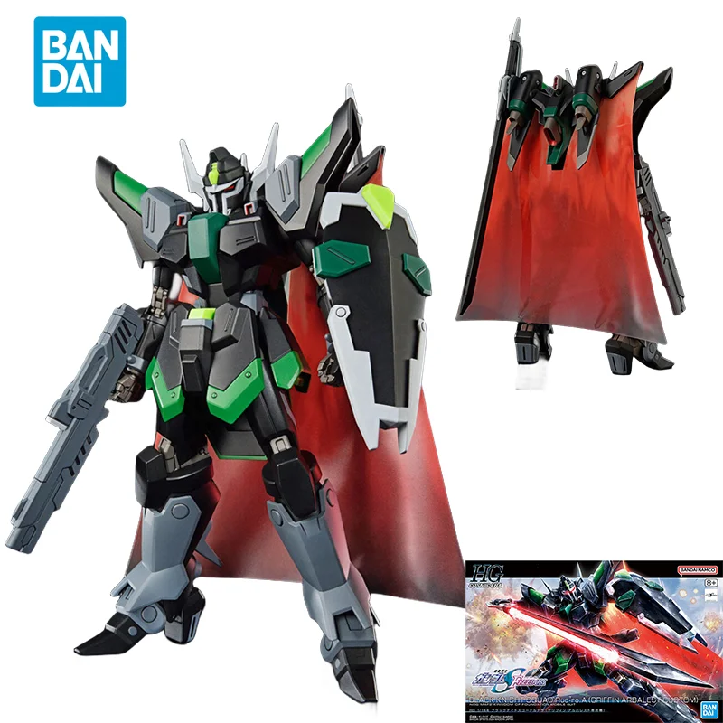 Spot Direct Delivery Bandai Original Anime Collectible GUNDAM Model HGCE BLACK KNIGHT SQUAD Rud-roA Action Figure Toys for Kids