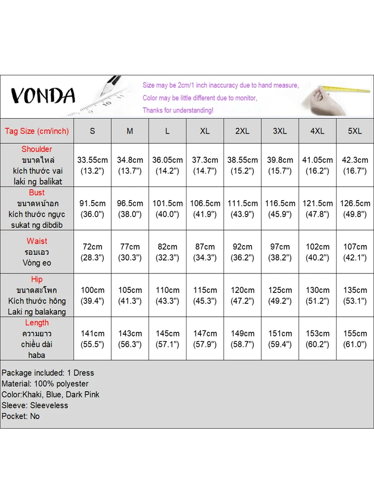 VONDA Women Vintage Dress Summer Leopard Print Maxi Long Sundress 2025 Sleeveless Party Rufled Vestidos Casual V Neck Robe