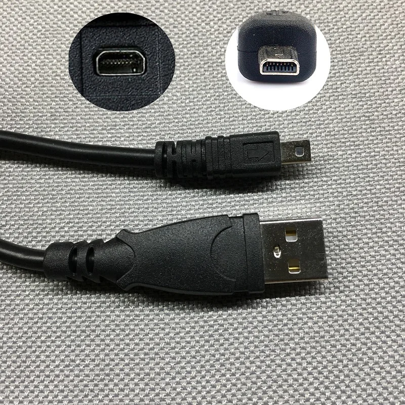 Dane USB kabel do aparatu ładowanie danych synchronizacja kable transferowe przewód drutowy 8P do lustrzanek cyfrowych Nikon