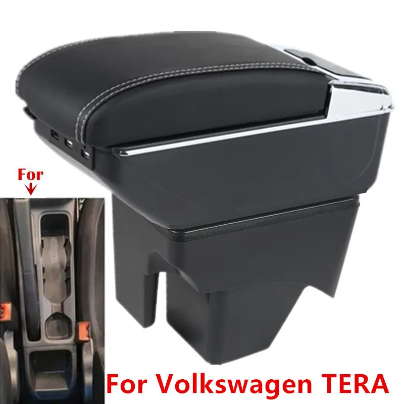 Für Volkswagen Tera Armlehnenbox für VW TERA 2025 Auto-Armlehne Zentrale Aufbewahrungsbox mit USB Innenraum-Nachrüstung Auto-Zubehör