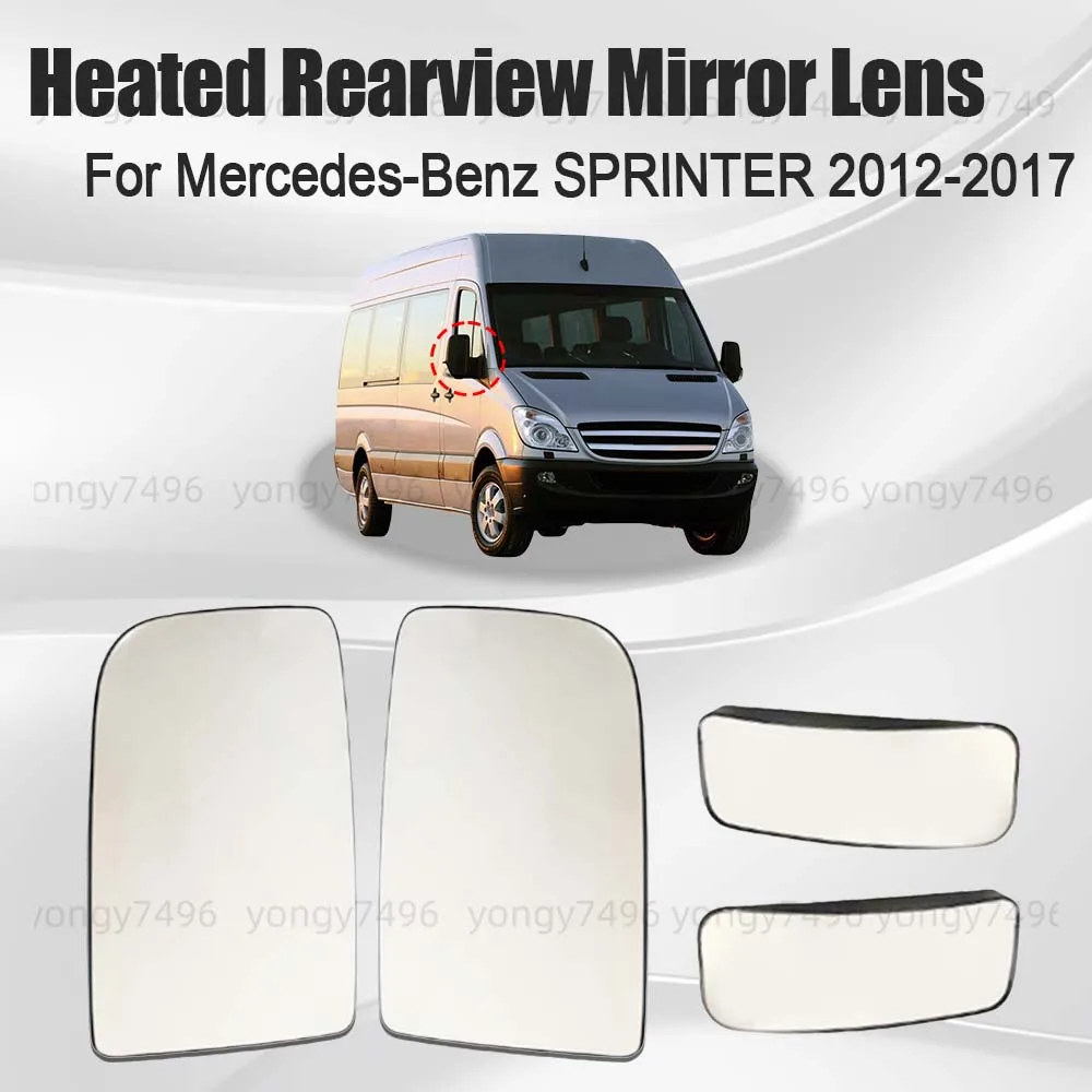

Car Wide Angle Heated Rearview Mirror Lens For Mercedes Benz SPRINTER 2012 2013 2014 2015 2016 2017 Car Rearview Accessories