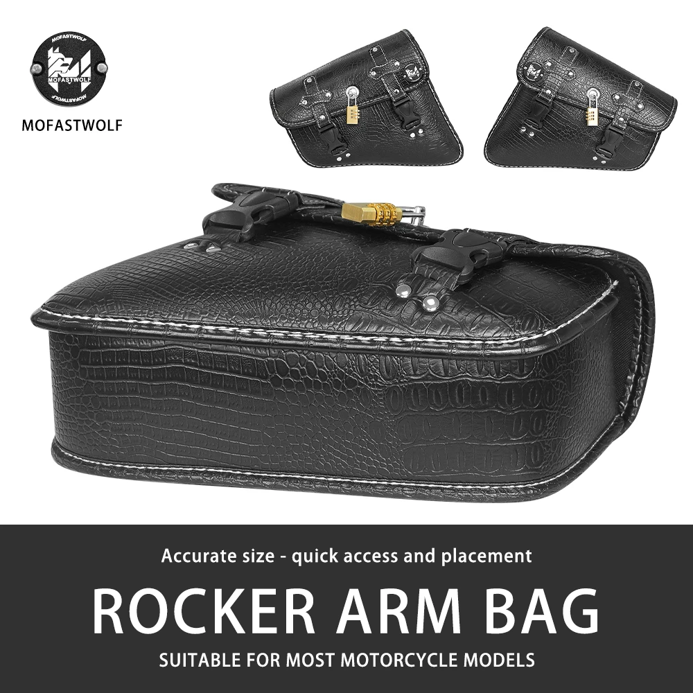 Motorcycle Saddlebag Swingarm Bags for Sportster Iron 883 1200XL for Honda Rebel 250 300 500