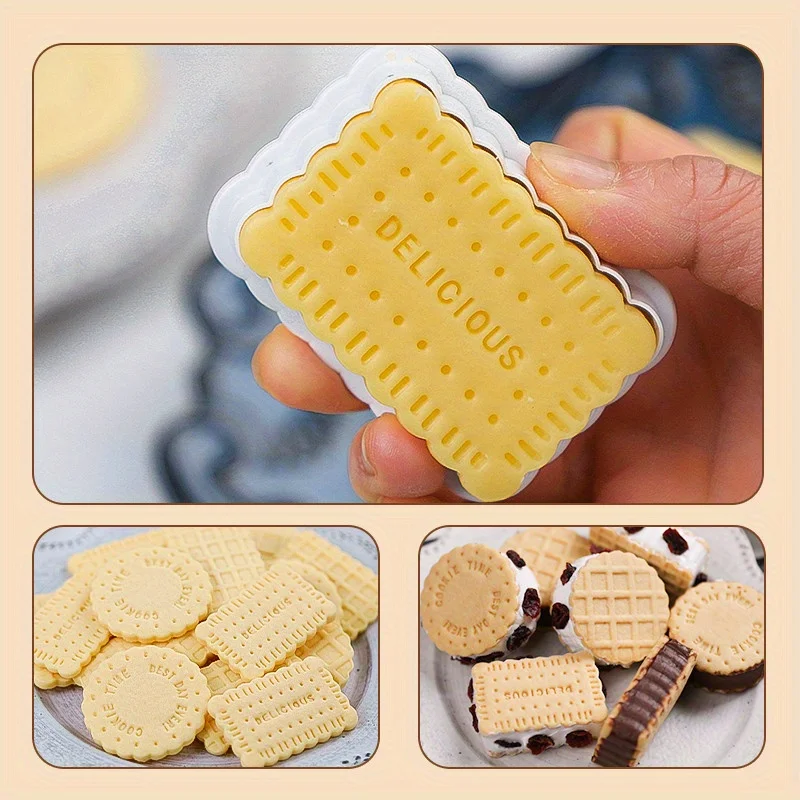 Waffle Cookie Cutters 3D Biscuit Cutter Funny Cartoon Cookie Stamps Embossed Fondant Baking Tool Sugar Craft Cute Cookie