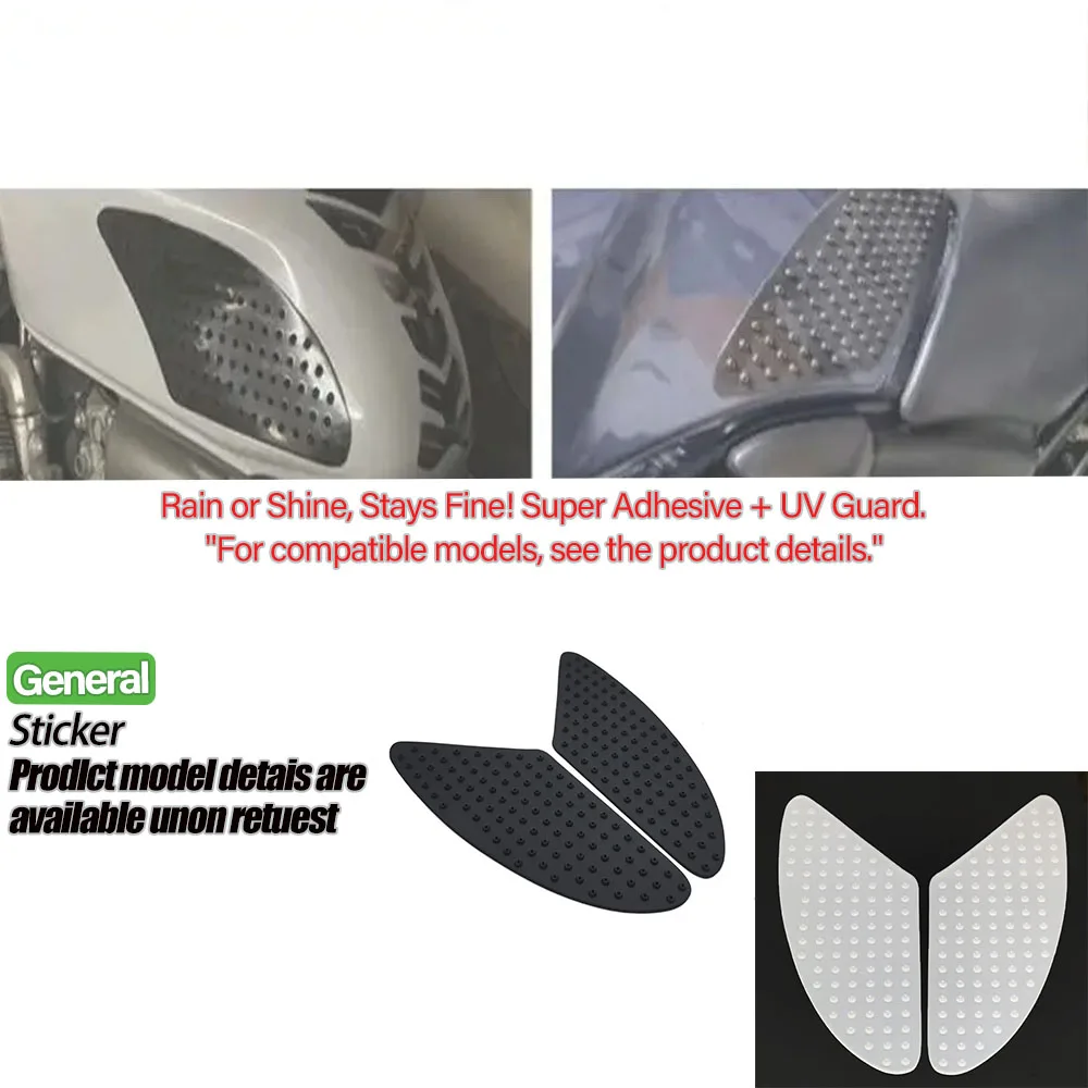 

Motorcycle Fuel Tank Anti-Slip Heat Insulation Stickers - Knee Pad Side Decals for Yamaha R1/R6 & Honda CBR600RR/CBR1000RR