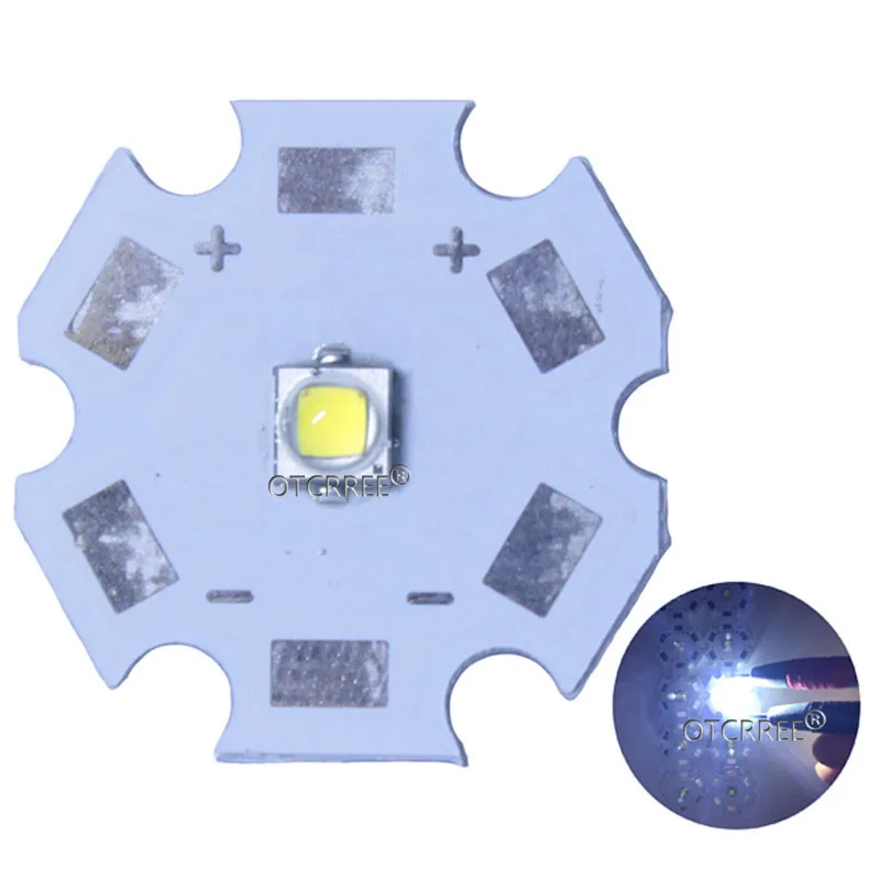 Emissor de LED branco frio para lanterna, lâmpada, branco neutro, XPG 2, XP-G2, 1-5W, 6500K, 4500K, 1Pc