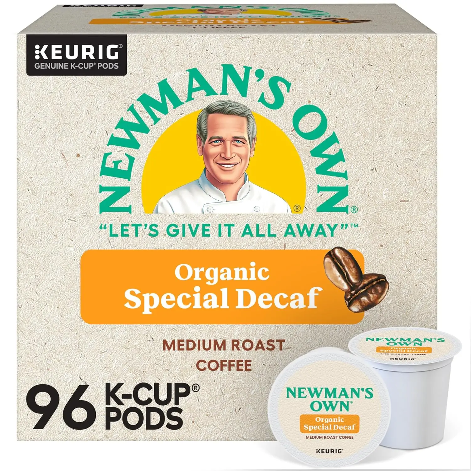 

Organics Special Blend Decaf, Single-Serve Keurig K-Cup Pods, Medium Roast Coffee Pods, 96 Count
