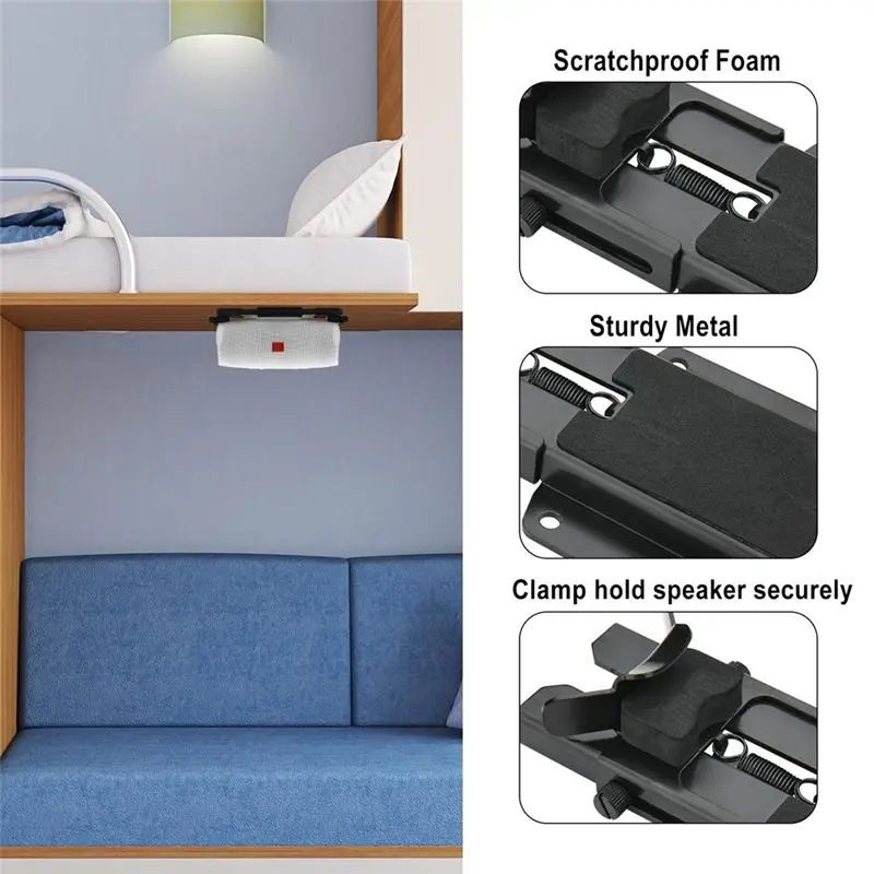 Ceiling Wall Mount Holder For Charge 4/5,Flip 5/6-Metal Bracket Supports 5.25-7.38 Inch Speakers-A31R
