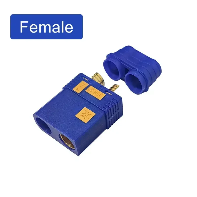 130A Anti-sparking QS8-S Battery Connector f Aircraft Model Male Female High Current Forklift Electric Motorcycle Charging Plug