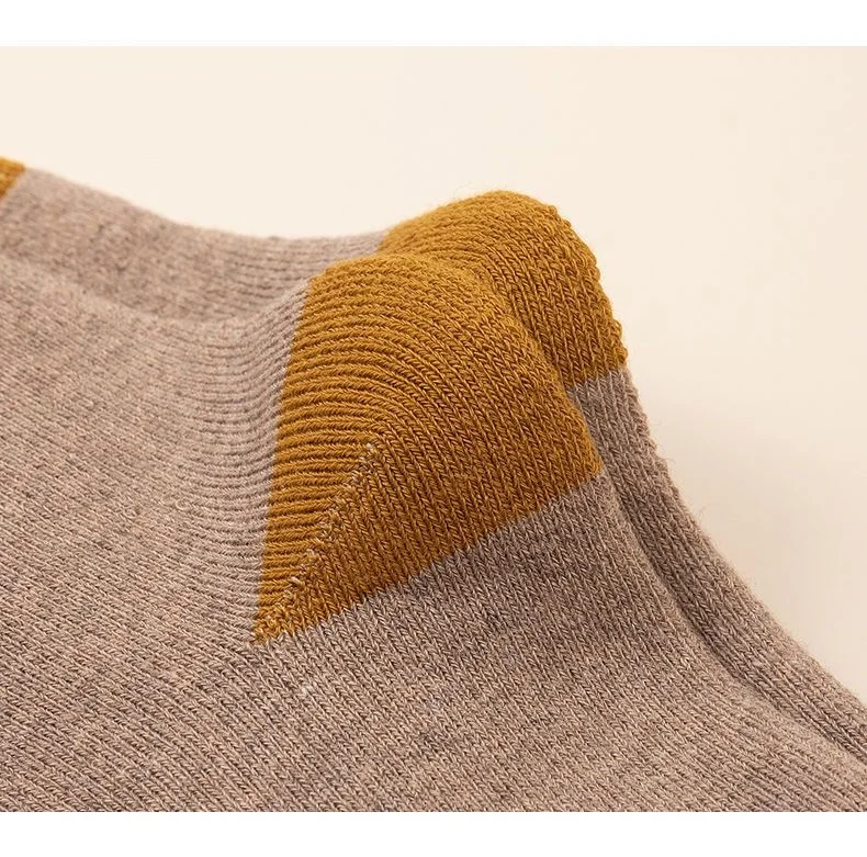 Wintersocken für Jungen und Mädchen, dicke Thermo-warme Baumwollsocken, verdickte Babysocken, Socken mit flauschigem Bärenmuster, 5 Paar – Detail 10