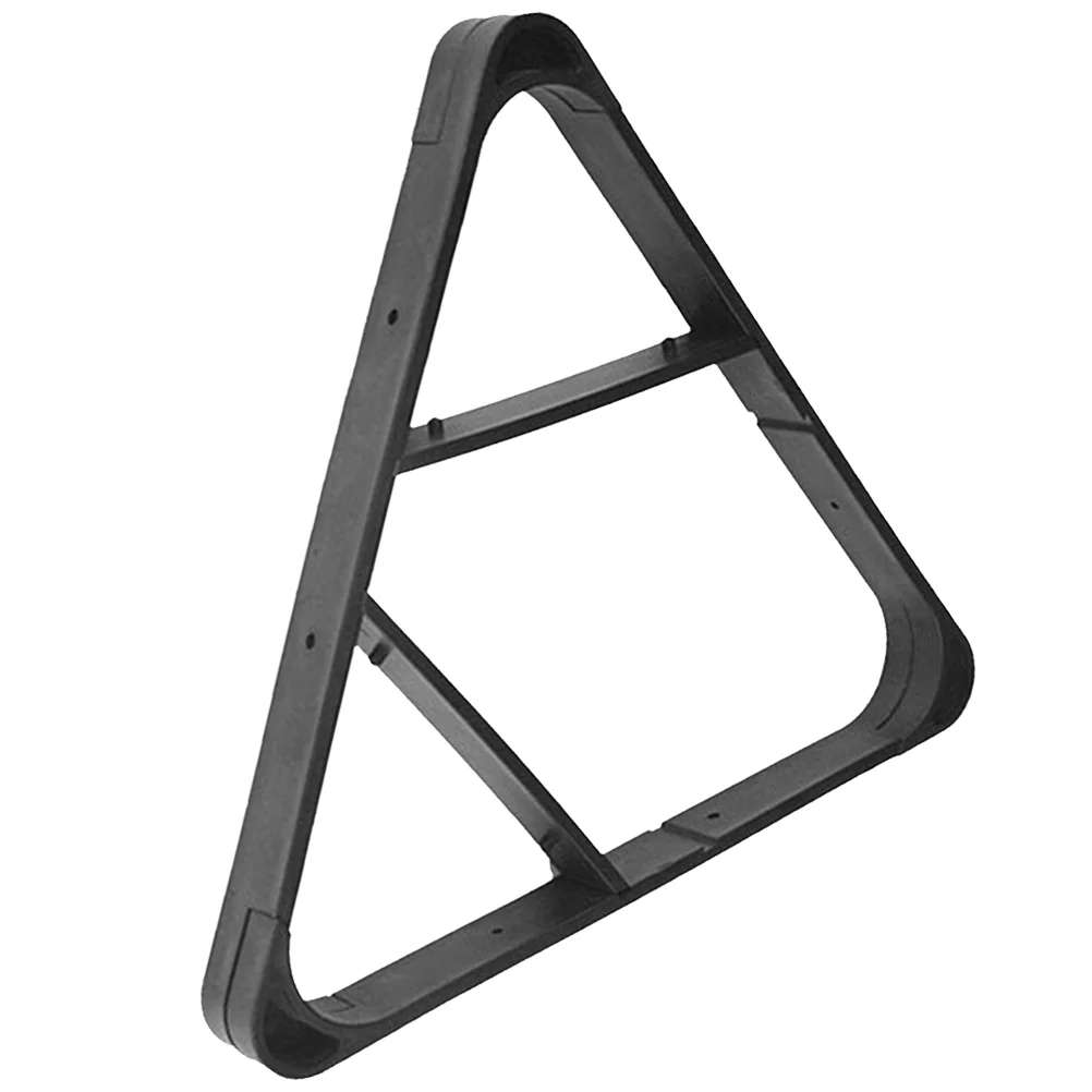 1 pcs Plastic Billiard Triangle Rack Pool Balls Holder Snooker Fixing Rack Portable Black Home Party Entertainment