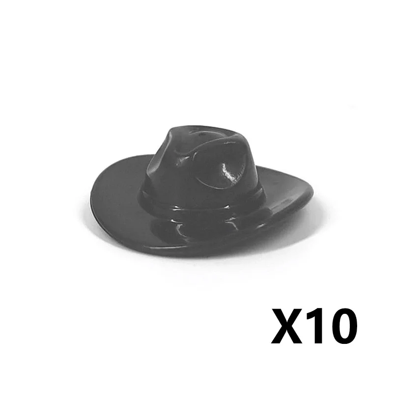 MOC Mittelalterliche Waffen Zubehör Bausteine Soldat Figur Cowboy Hut Jagd Gewehr Armbrust Speer Rüstung Helm Maske Ziegel Spielzeug