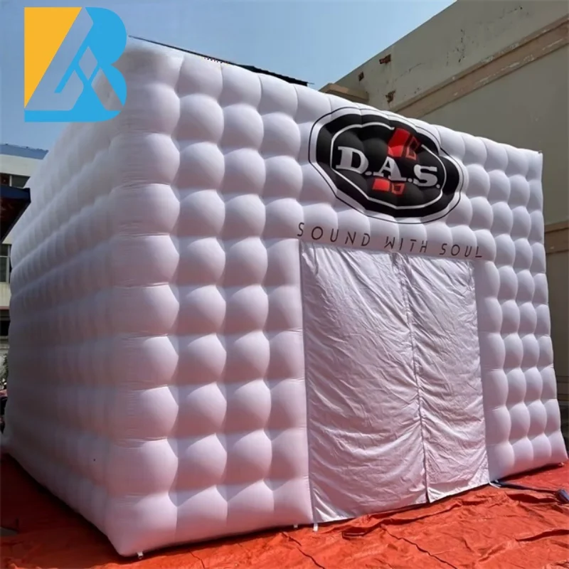 Tenda gonfiabile grande con tetto modello personalizzato per giocattoli per eventi di feste all'aperto