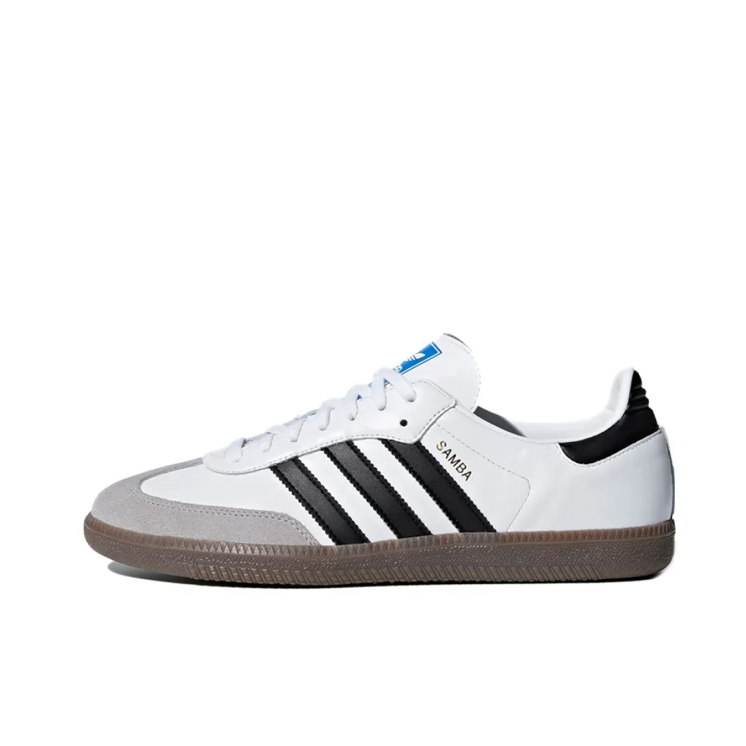 adidas originals SAMBA OG Casual low-top board shoes Men and women's models black and white gray