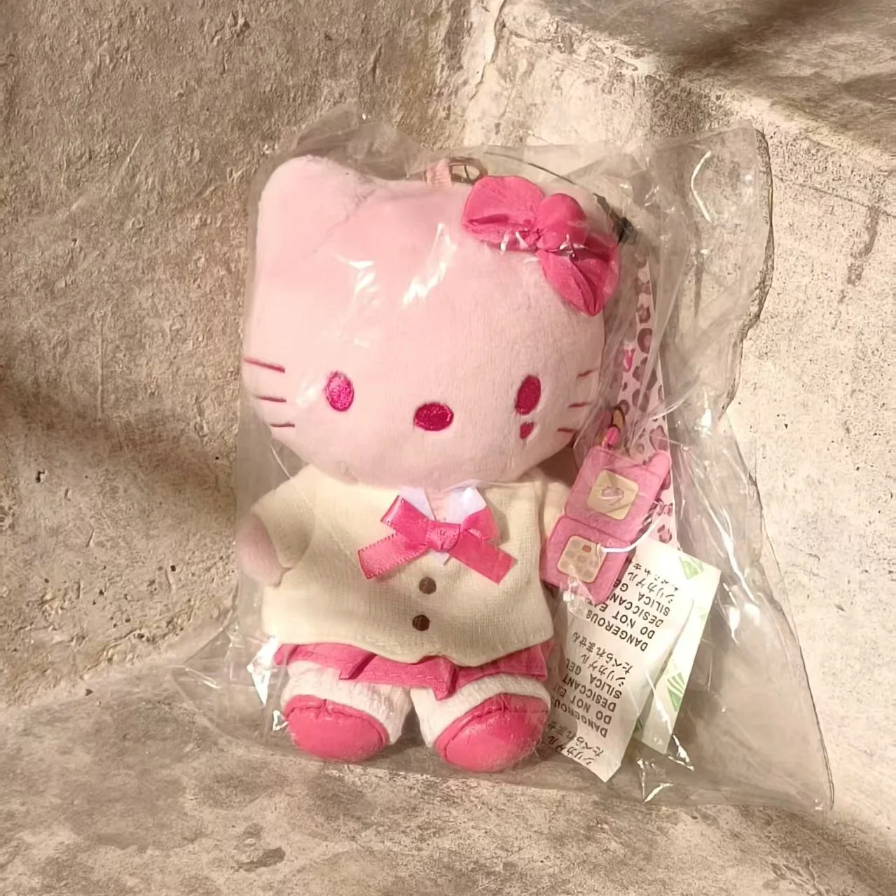 

Hello Kitty розовая кожа JK школьная форма стиль плюшевый брелок декоративная сумка кулон вентилятор подарок для детей