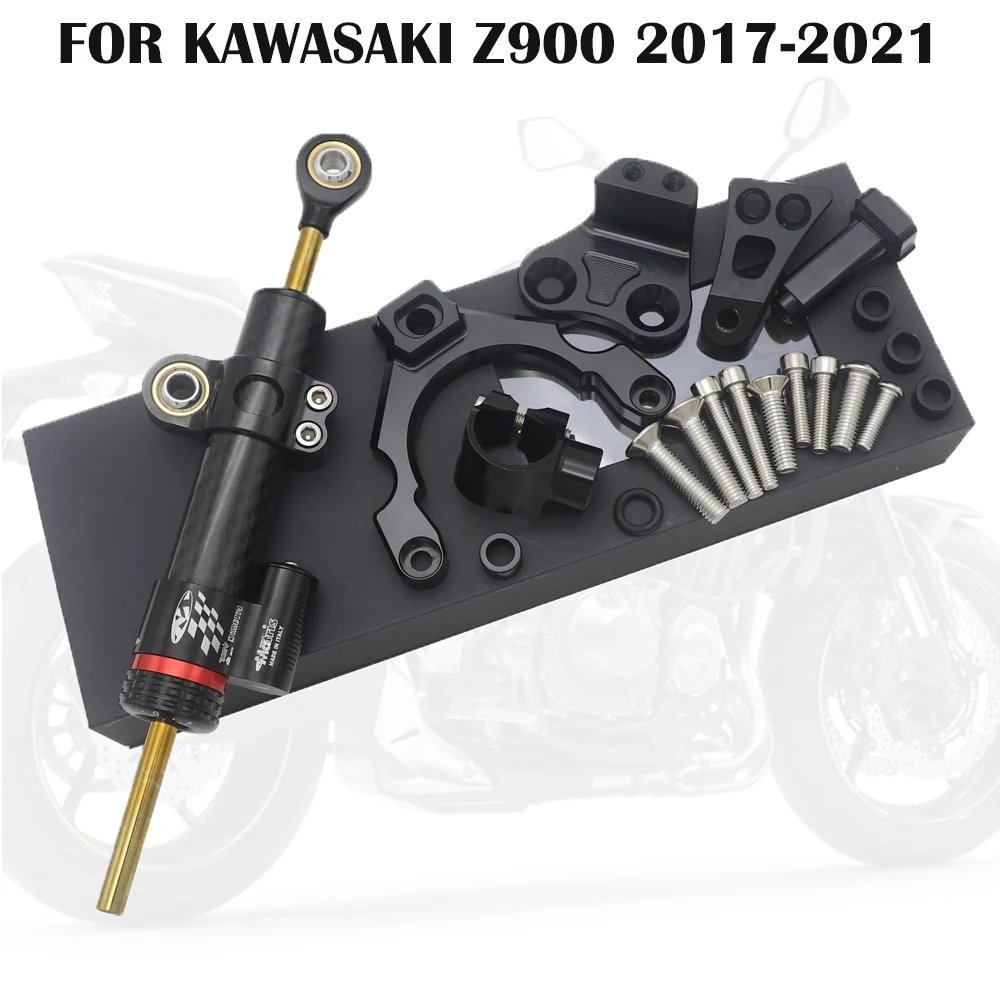 

2020 2021 Motorcycle Accessories Stabilize Steering Damper Control Mounting Bracket Kit Support For Kawasaki Z900 Z 900 2018 19