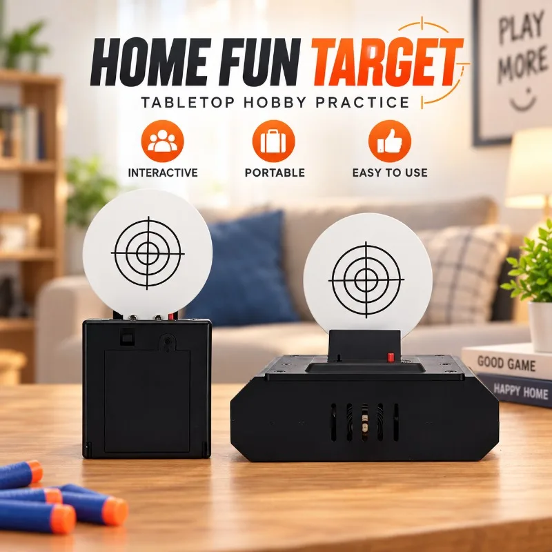 Bullseye Pattern Electronic Sensing Target for Home Leisure Interactive Game