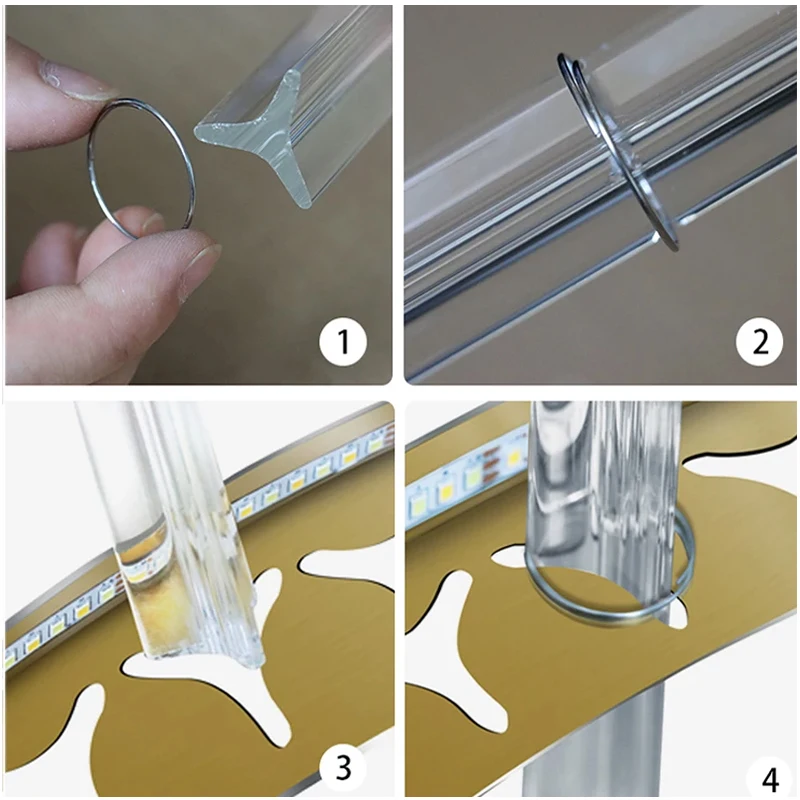 Lampu meja makan kristal Modern mewah, lampu gantung langit-langit, lampu ruang tamu, perlengkapan kilau Dekorasi Rumah