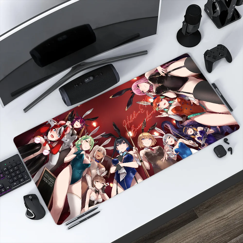 Hololive Gawr Gura Erotic Busty Mouse Pad Non-slip Thickened Large Writing Lockedge Office Student Gaming Cushion MousePad