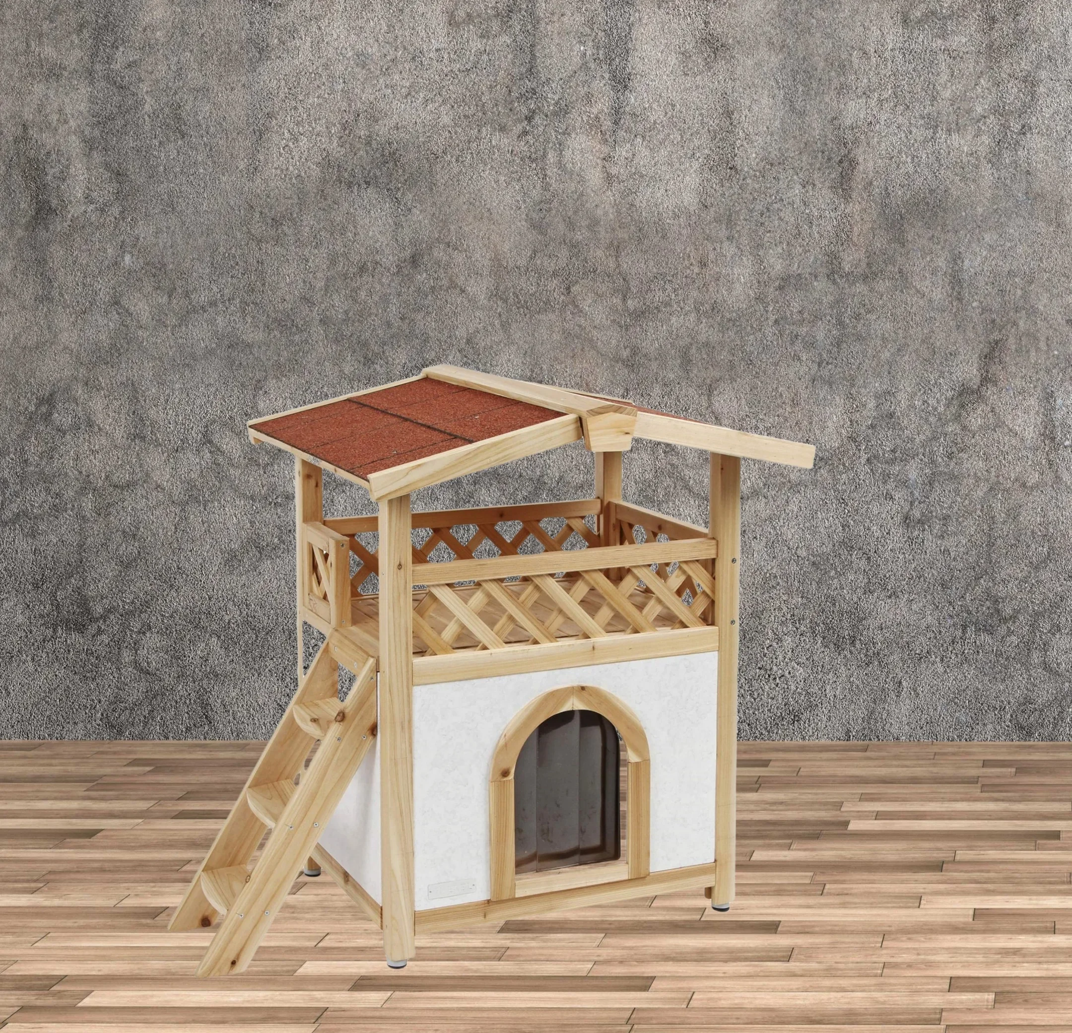 

YYHC-Climbing frame with cat pet cages houses hot sale dog bed pet houses & furniture Customizable color and size wood pet house