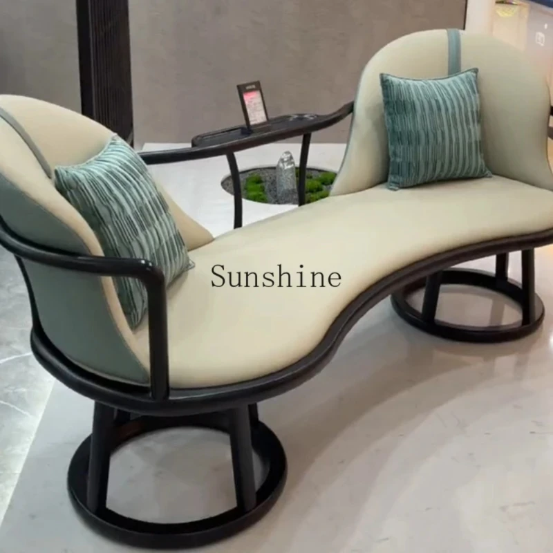 

New Chinese leisure simple modern sofa concubine chair bed couch zen balcony lazy chair