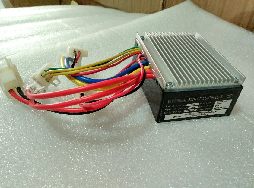 electrical bicycle controller zk2430-d-fs wiring diagram 24V Controller 4Wire Throttle Model: ZK2430-D-FS-ROHS for Razor E200(V24+)  E300(V20+) MX350 MX400 Dirt Rocket(V33+)Pocket Rocket