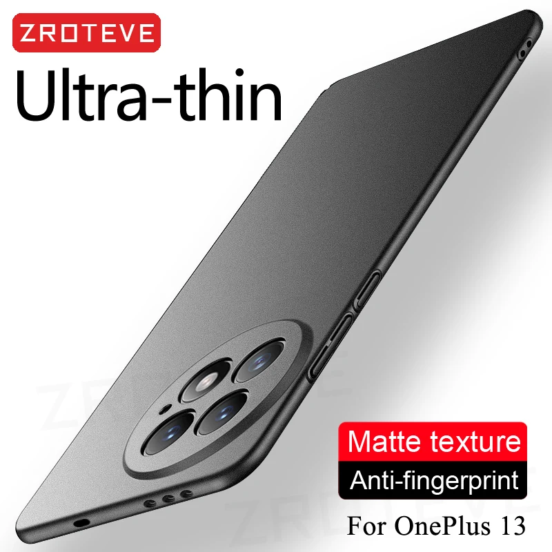 For OnePlus12 Case ZROTEVE Slim Hard PC Matte Cover For OnePlus 12 12R 13 13R One Plus 15 15R 11 R 11R OnePlus15 OnePlus13 Cases
