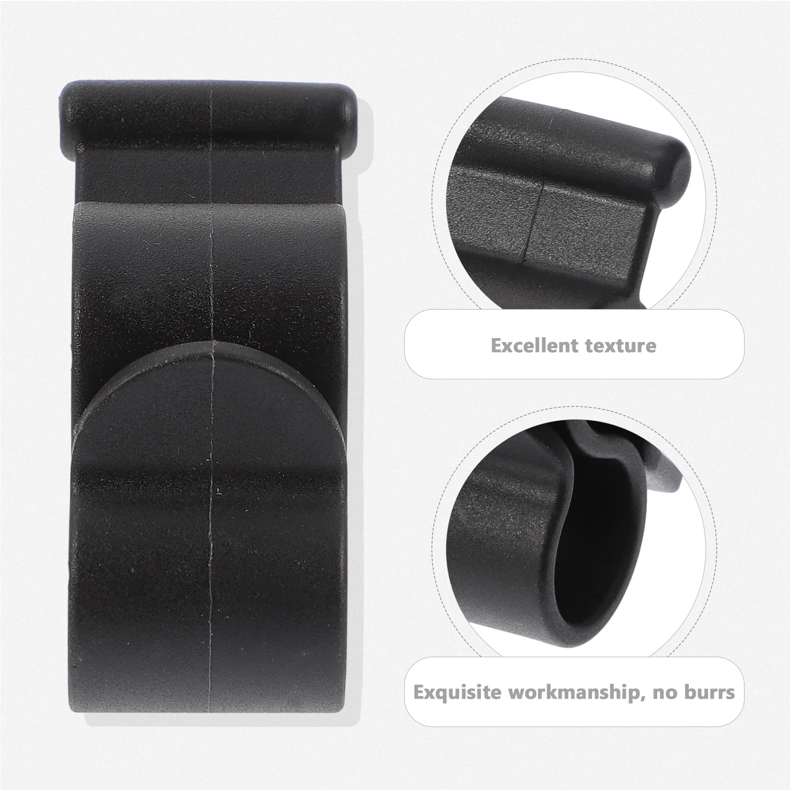 

4Pcs Rv Awning Lights Clips Heavy Duty Weather Resistant ABS Hooks for Camper Outdoor String Lights Installation on Roll Bar