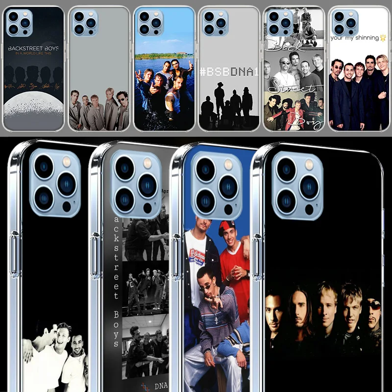 Backstreet Boys BSB Soft Clear For Apple iPhone 16 15 Pro Max Cover 14 Plus 13 12 Mini 11 Pro XR XS Max Phone Case Silicone TPU