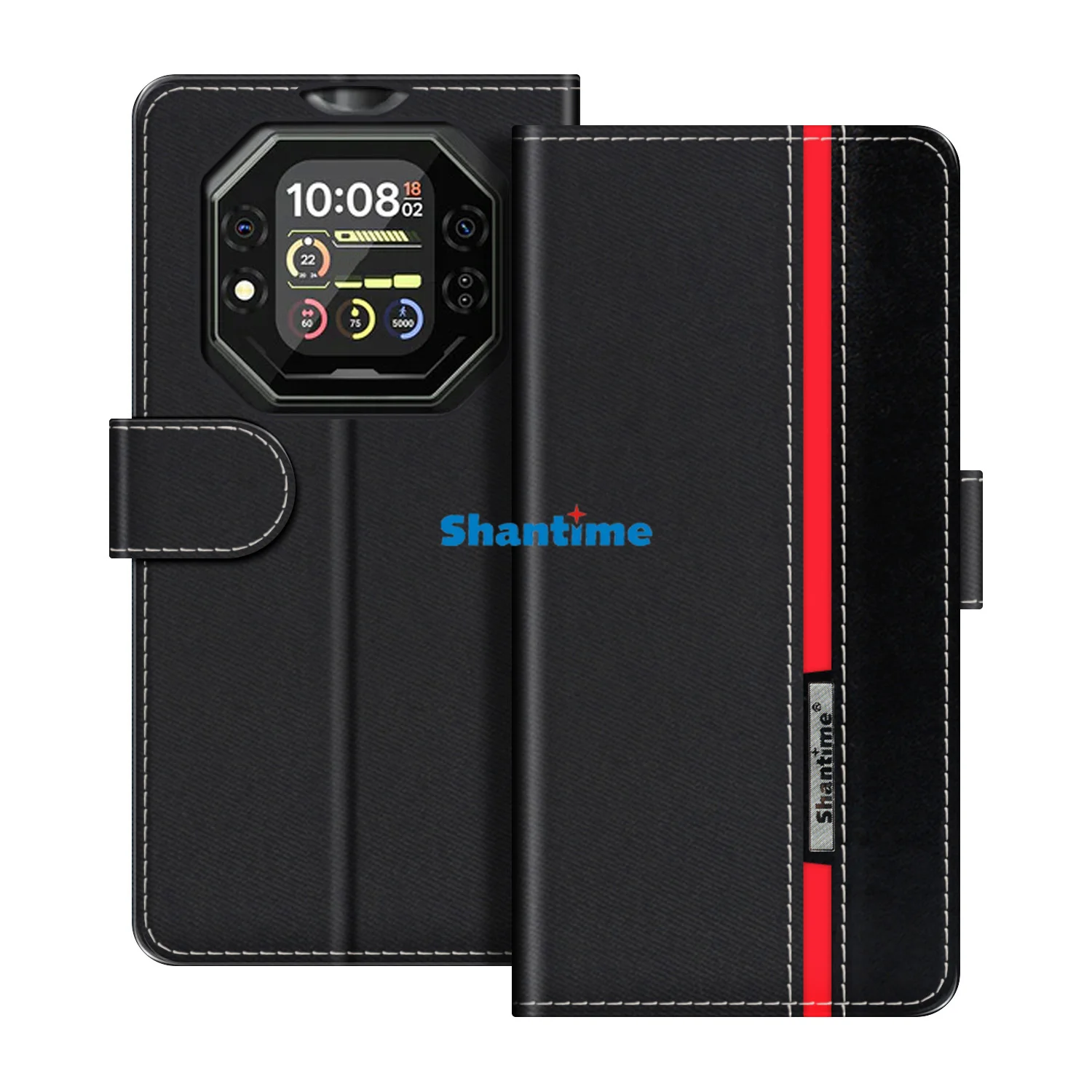 compatible with Blackview Rock 1 protective case book wallet cell phone cover folding case stand cell phone cas