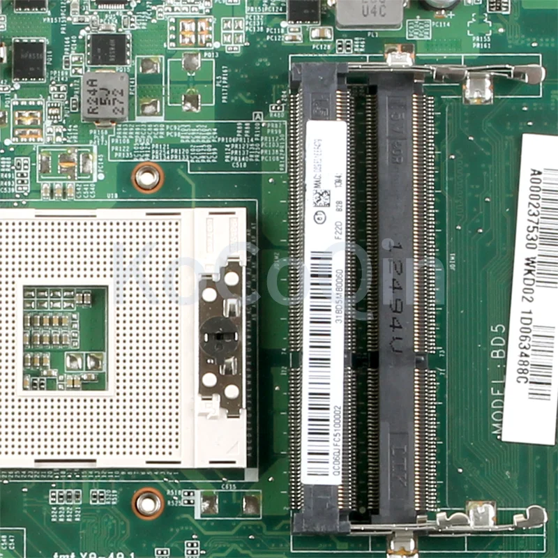 Para toshiba satélite s70 s75 notebook mainboard da0bd5mb8b0 slj8e a 000237530   Placa-mãe para laptop totalmente testada