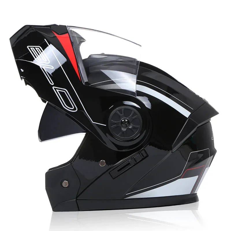 Bld Modulaire Dubbele Lens Motorhelm Veiligheid Downhill Flip Up Helmen Professionele Motorcross Racen Full Face Casco Moto