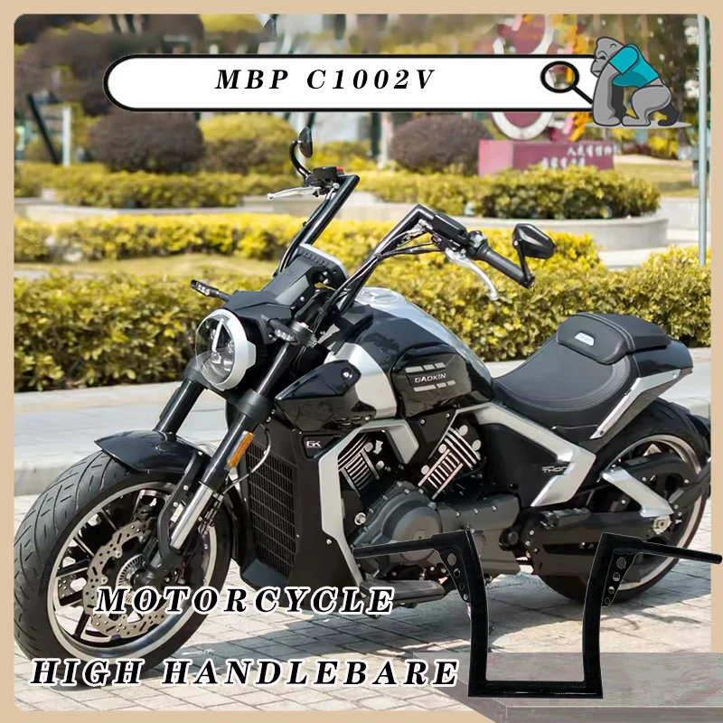 

Motorcycle 22mm thick handle Hanger handlebare compatible For MBP C1002V GK1000 gk1000 Increase the height of modified handle