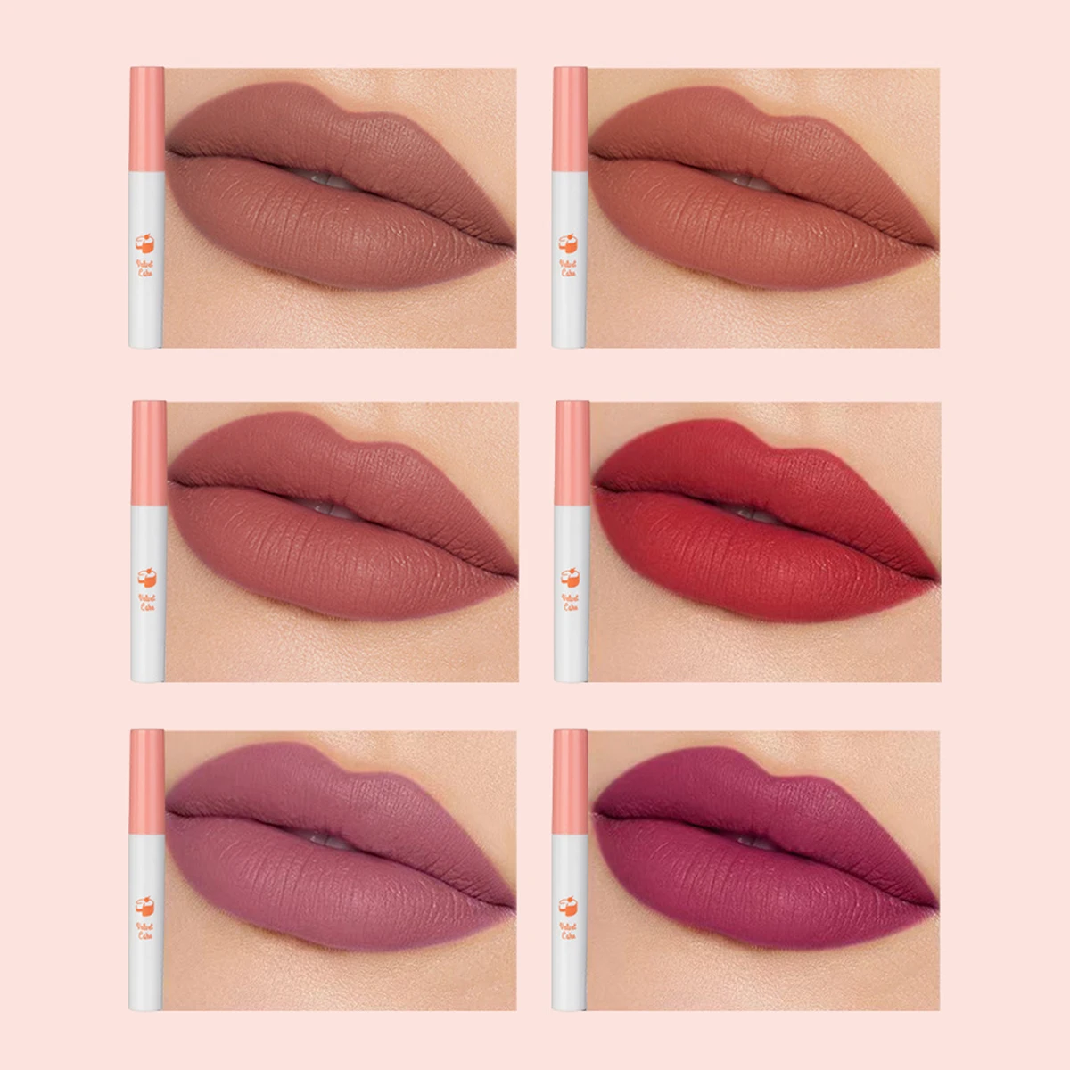 Neues 10 Farben Damen matten Lippenstift Set 24 Stunden lange Anwendung Lippenstift Set wasserdicht Glanz Make-up Lippenstift Kosmetik