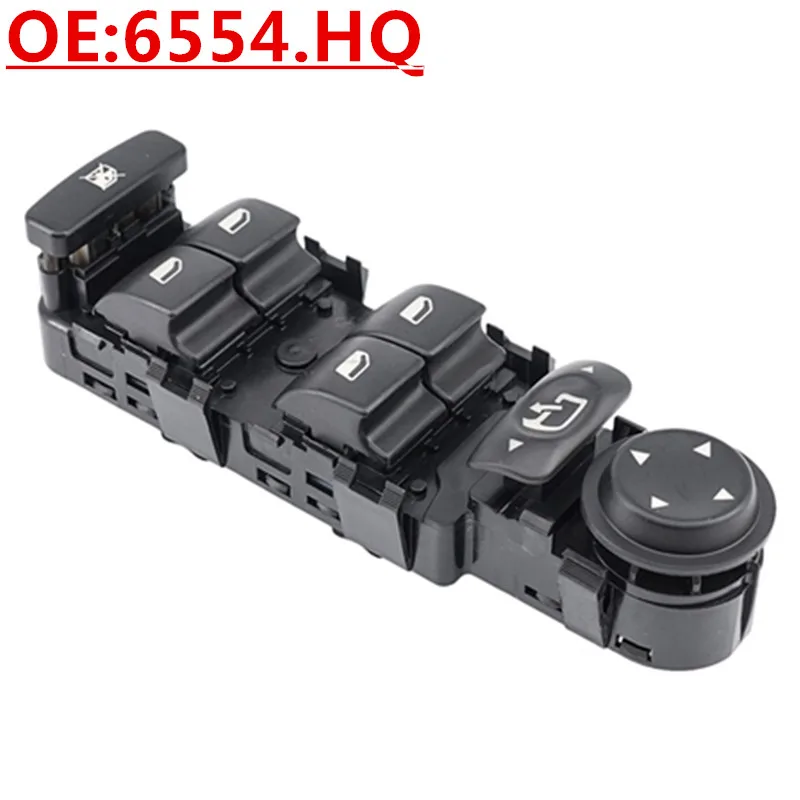 

OE:6554.HQ Power Window Master Control Switch For Citroen