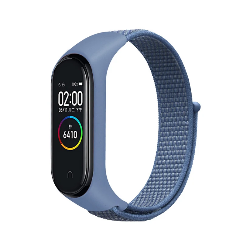 Nylon armband voor Mi Band 8 9 10 band sporthorloge riem Pulsera Correa voor Miband 7 6 5 polsband voor Mi Band 4 3 armband
