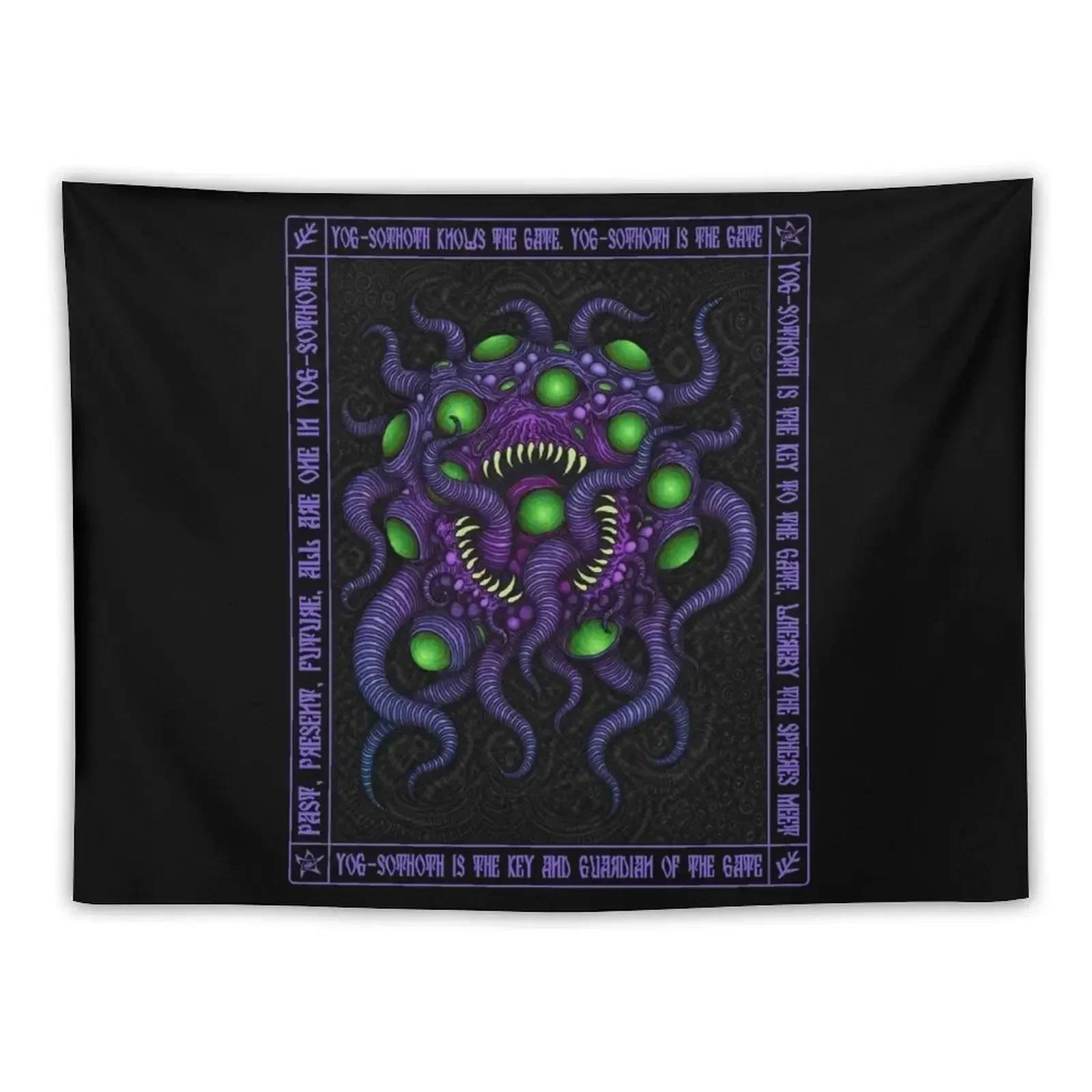 

Yog-Sothoth Icon - Azhmodai 2021 Tapestry Wall Tapestries Decoration Aesthetic Tapestry