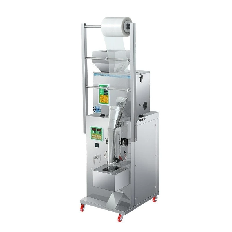 Automatic vertical small baler, grain powder granule back sealing and sub-packing machine, filling machine