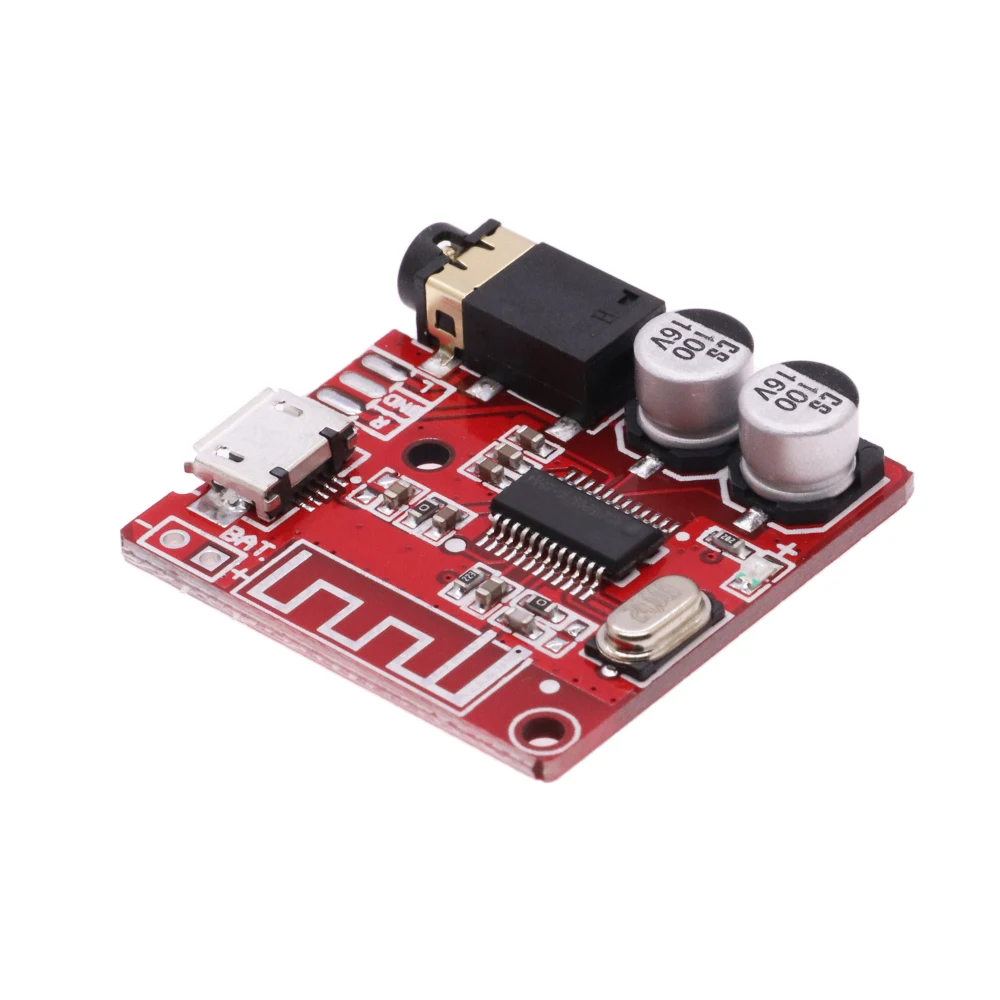 DIY Bluetooth Audio Receiver Board TYPE-C Bluetooth 5.0 MP3 Lossless Car Audio Decoder Board Wireless Stereo Music Module 3.7-5V