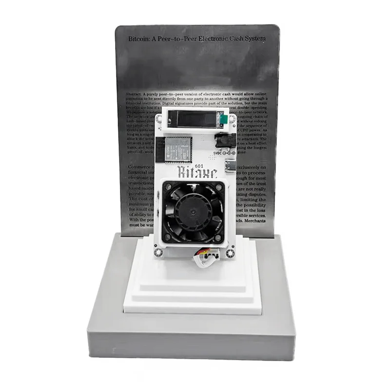 

Подходит для Bitaxe Gamma 601 BTC Solo Miner 18 Вт 1.2TH/S Crypto Miner BM1370 Asic Chip от Antminer S21 Pro Bitcoin BTC Miner AU Pl