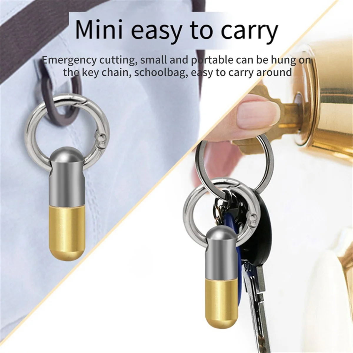 

New-Design Multi-Function EDC Mini Tool Key Ring Pendant Tool Tiny Cutting Tool