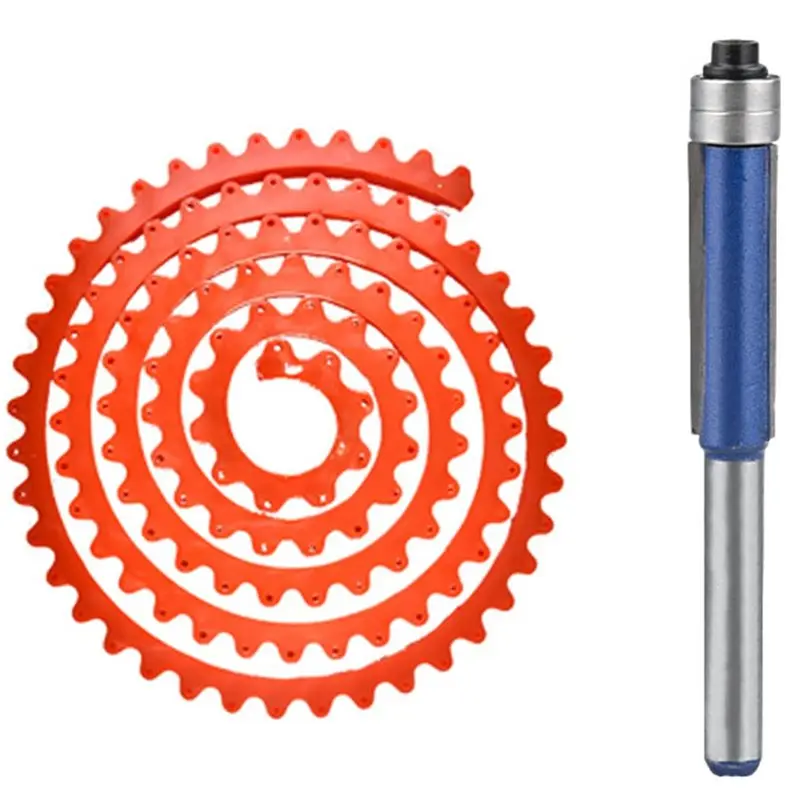 

KYCOR-Woodworking Gears Driven 2M Adjustable Profiling Strip Flexible Curve Template Tool