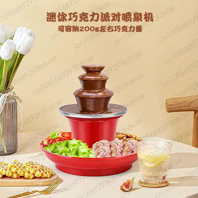 Three-layer Chocolate Fountain Machine Melting Tower Waterfall Melting Machine