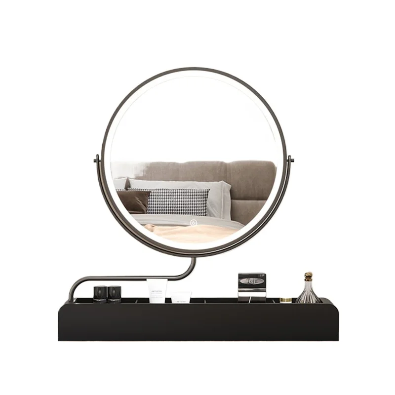 

Smart Flippable Stretching 360 Rotating Desktop Round Desktop Dressing Mirror high definition