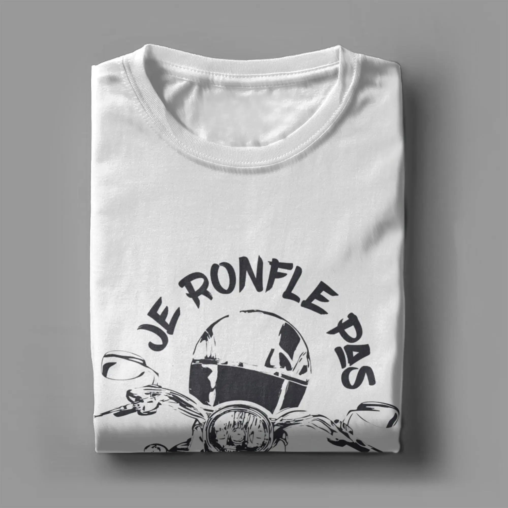 Je ronfle pas, je rêve que je suis une moto - Gris 3793091489.7466 Tee Shirt for Men Women Fashion T Shirts  Cotton Clothes