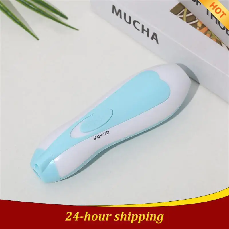 

Electric nail polisher baby blue powder 6-piece electric nail clipper baby nail clipper manicure set baby newborns baby care Kit